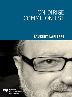 cover image of On dirige comme on est